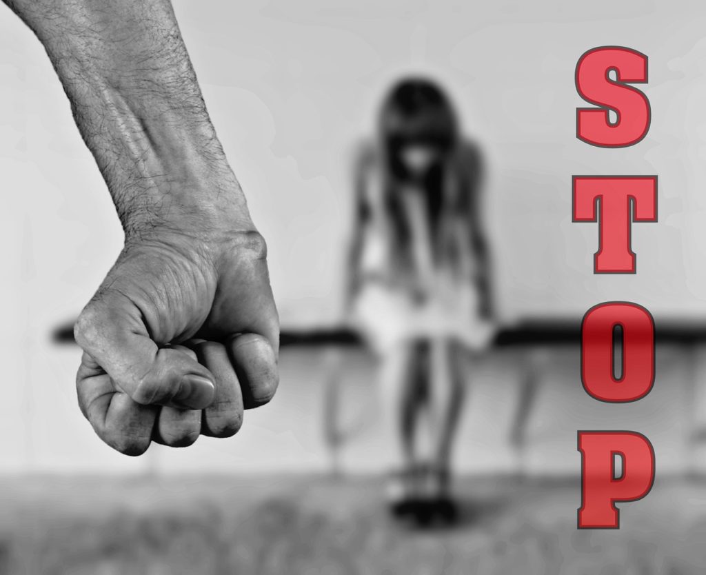 stop, fear, violence against women